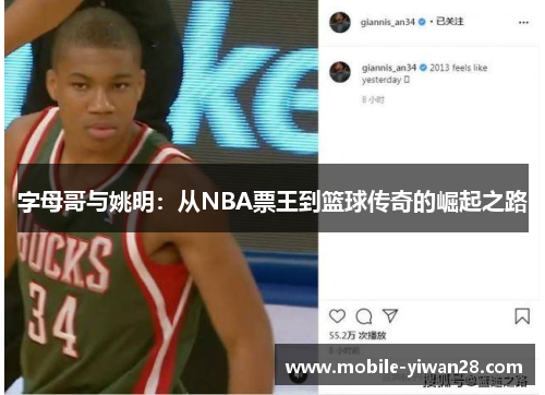 字母哥与姚明:从NBA票王到篮球传奇的崛起之路 字母哥与姚明:从NBA票王到篮球传奇的崛起之路